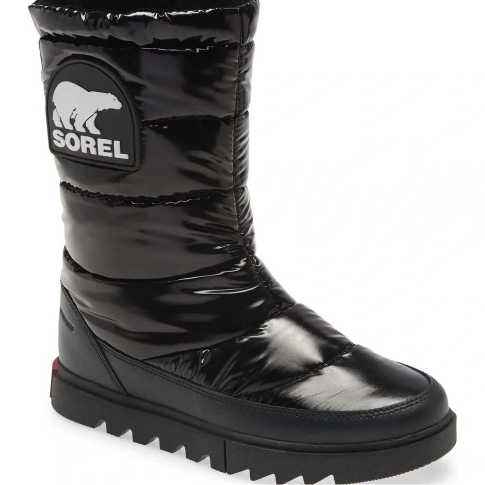 Sorel Snow Boots Paten Leather Fancy NEW